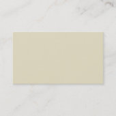 Solide Farbe: Sand Beige Visitenkarte (Vorderseite)
