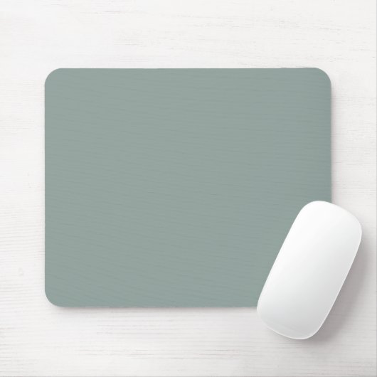 Solide Farbe schlicht agave grün blau Mousepad (Mit Mouse)