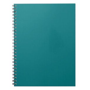 Solide Farbe schlicht Deep Aqua aquamarin Notizblock