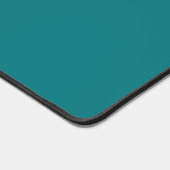 Solide Farbe schlicht Deep Aqua aquamarin Schreibtischunterlage (Ecke)