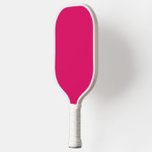 Solide Farbe schlicht dunkelrosa Pickleball Schläger (Links)