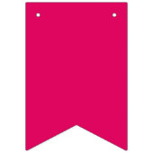 Solide Farbe schlicht dunkelrosa Wimpelkette (Erste Fahne)