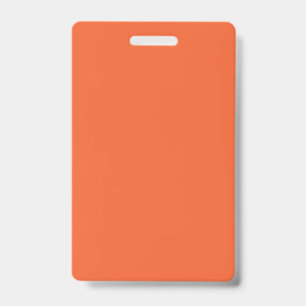 Solide Farbe schlicht exotisch orange rot Ausweis