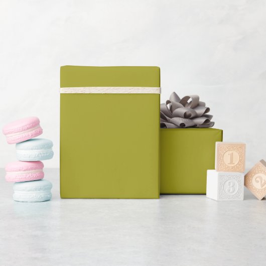 Solide Farbe schlicht Limone Weintraube Geschenkpapier (Babyparty)