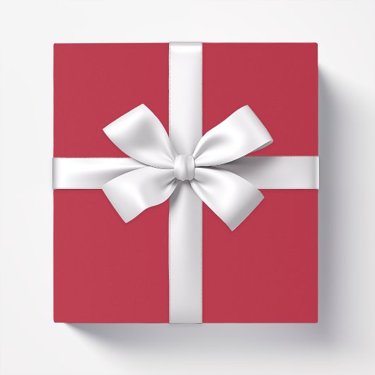 Solide Farbe schlicht, richtig rot Geschenkpapier