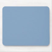 Solide Farbe schlicht staubblaue Pastellfarbe Mousepad (Vorne)