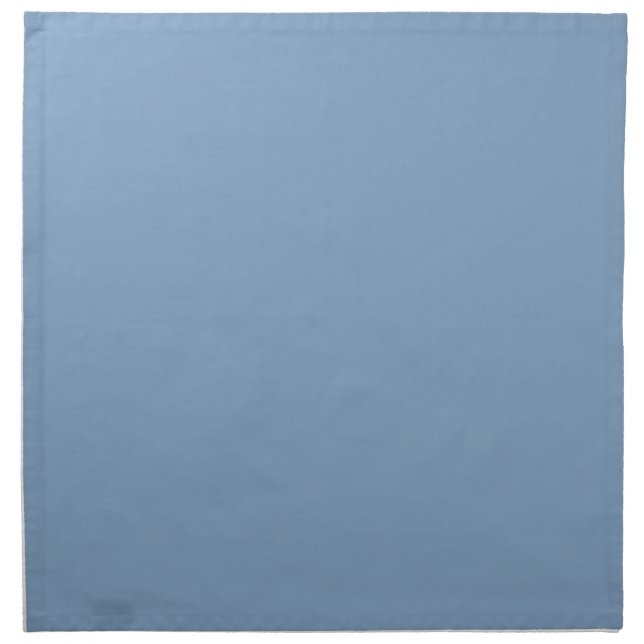 Solide Farbe schlicht staubblaue Pastellfarbe Serviette (Vorderseite)