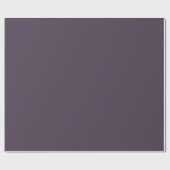 Solide Farbe schlicht staubige dunkle lila süße Tr Geschenkpapier (Flach)