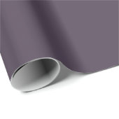 Solide Farbe schlicht staubige dunkle lila süße Tr Geschenkpapier (Rolleneckpunkt)