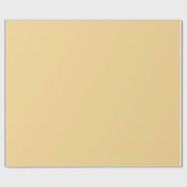 Solide Farbe schlicht Vintag blassgelb Geschenkpapier (Flach)