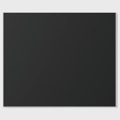 Solide Farbe: Schwarz Geschenkpapier (Flach)