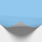 Solide Farbe: Sky Blue Geschenkpapier (Ecke)