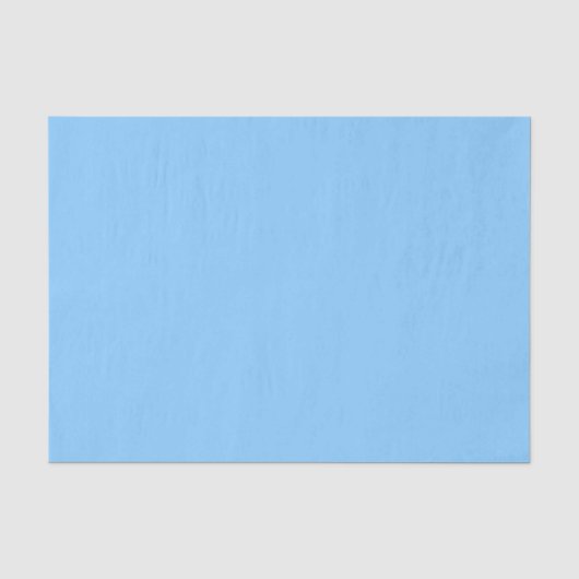 Solide Farbe: Sky Blue Seidenpapier (Vorderseite)