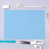 Solide Farbe: Sky Blue Seidenpapier (Handwerk)