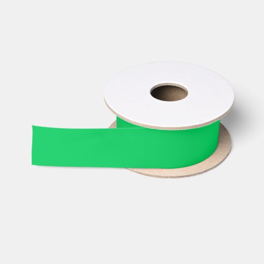 Solide Farbe: Smaragdgrün Satinband (Spule)