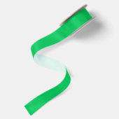 Solide Farbe: Smaragdgrün Satinband (Rückseite)