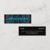 Solide hellblaue dunkle Visitenkarte dünn (Vorne/Hinten)