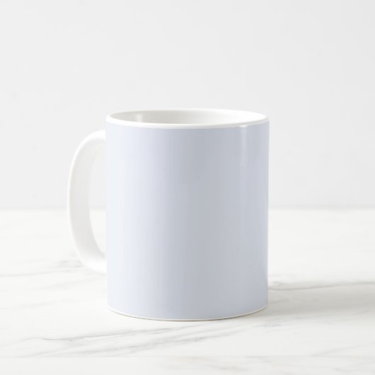 Solide Hellblaue Tasse (Vorderseite Links)