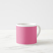 Solide helle Rosarot-Espressotasse Espressotasse (Vorderseite Rechts)