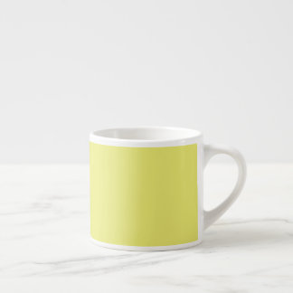 Solide Helle Zitronengelbe Espressotasse