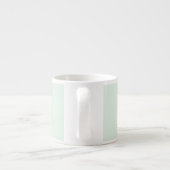 Solide Hellgrüne Espresso-Tasse Espressotasse (Rückseite)