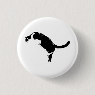 Solide Katzen-Nadel Button