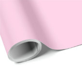 Solide klassische Rose Geschenkpapier (Rolleneckpunkt)