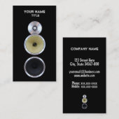 Solide Lautsprecher-Ingenieur-Geschäfts-Karten Visitenkarte (Vorne/Hinten)