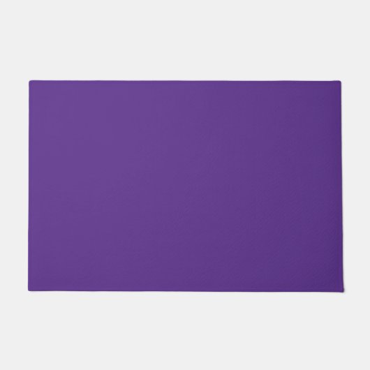 Solide lila violette Substanz Fußmatte (Vorderseite)