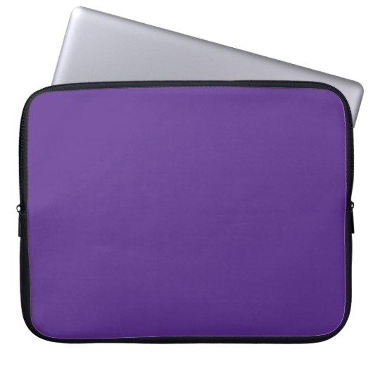 Solide lila violette Substanz Laptopschutzhülle (Vorderseite)