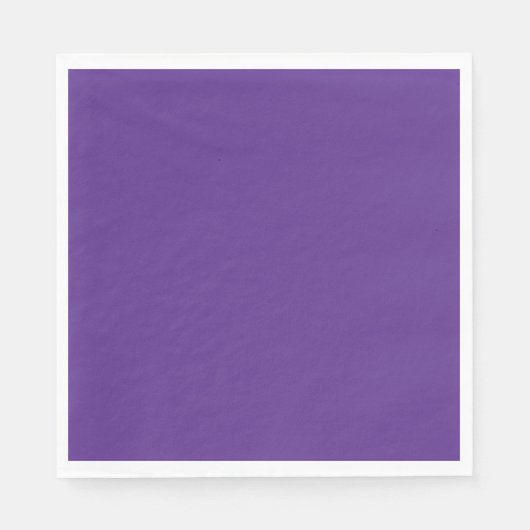 Solide lila violette Substanz Serviette (Vorderseite)