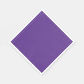 Solide lila violette Substanz Serviette (Ecke)