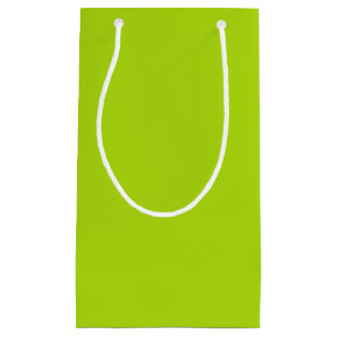 Solide Limettengrüne Farbe Kleine Geschenktüte