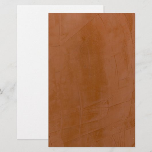 Solide Mandarine Briefpapier (Vorne/Hinten)