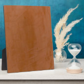 Solide Mandarine Fotoplatte (Seite)