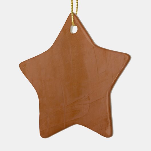 Solide Mandarine Keramikornament (Links)