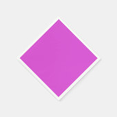 Solide Neon pinkisch lila Fuchsia magenta Serviette (Ecke)