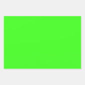solide Neonfarben Geschenkpapier Set (Vorderseite 3)