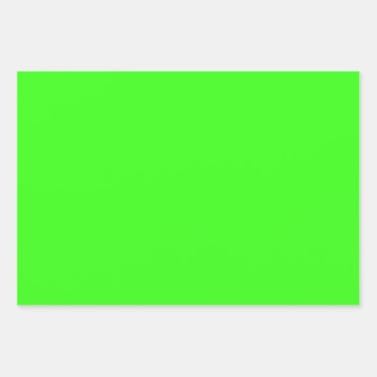 solide Neonfarben Geschenkpapier Set (Vorderseite 3)