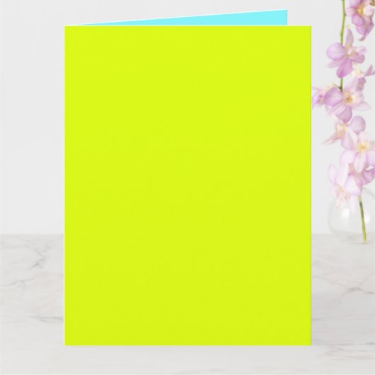 solide Neonfarben Karte (Orchidee)