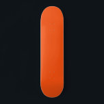 Solide Neonorange Skateboard<br><div class="desc">Vollfarben neonorange Design.</div>