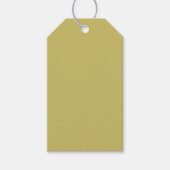 Solide Olive Geschenkanhänger (Vorderseite)