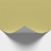 Solide Olive Geschenkpapier (Ecke)