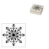 Solide Snowflake Rubber Art Briefmarke Gummistempel (Stempel)