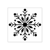 Solide Snowflake Rubber Art Briefmarke Gummistempel (Prägung)