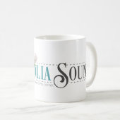 Solide Tasse der Magnolie (neues Logo) (VorderseiteRechts)