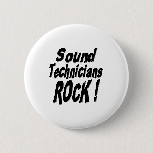 Solide Techniker-Felsen! Knopf Button (Vorderseite)