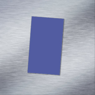 Solide tiefblaue Kulisse   Kühnes minimalistisches Magnetische Visitenkarte