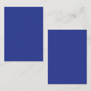 Solide tiefblaue Kulisse Kühnes minimalistisches Telefonnummerkarte