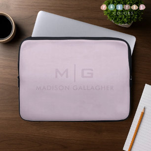 Solide weiche Licht Pastell-Lavendel-Purpur-Farbe Laptopschutzhülle